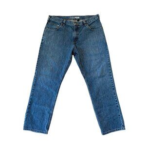 Carhartt Relaxed Fit  Mens 5 Pockets Blue Denim Jeans Size 36x30